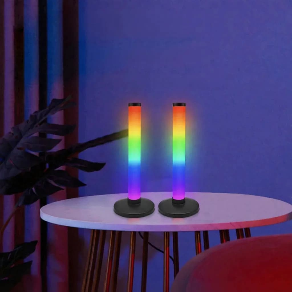 RGB atmosfēras lampa ar skaņas sinhronizāciju un lietotnes vadību galdam