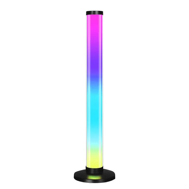 360 grādu RGB skaņai reaģējoša apkārtējās gaismas lampa USB darbgalda lampai