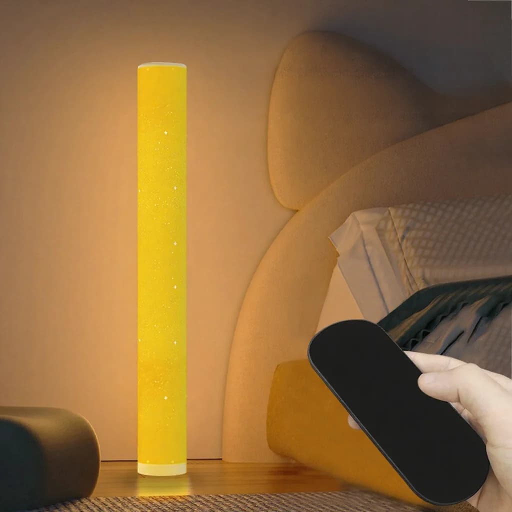 RGB LED grīdas lampa ar zvaigžņu rakstu, tālvadību un lietotni