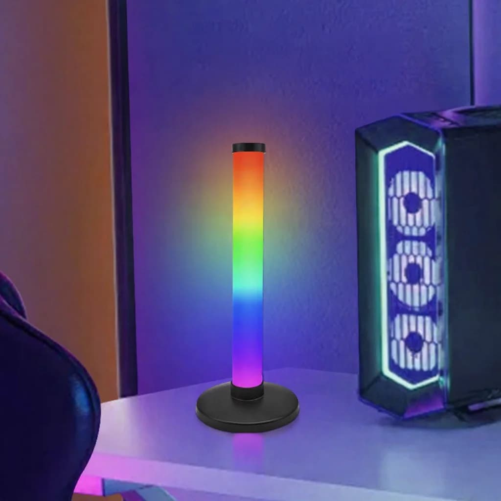 RGB atmosfēras lampa ar skaņas reakciju galda spēļu iestatījumiem
