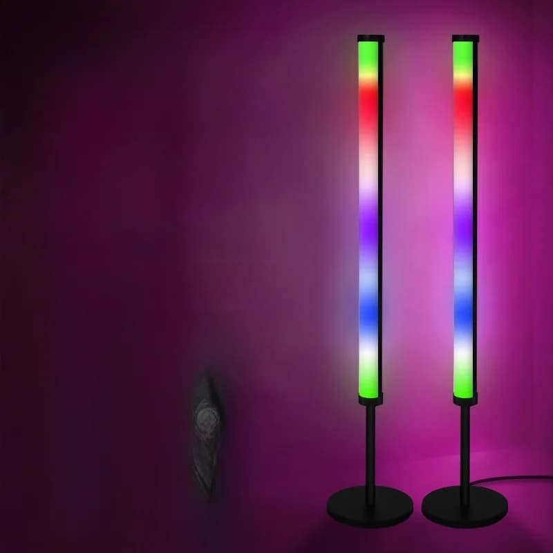 RGB LED galda atmosfēras lampa ar mūzikas sinhronizāciju un aplikācijas vadību