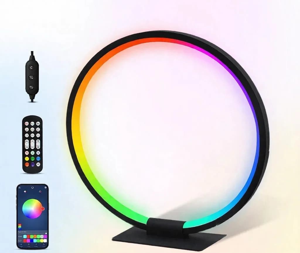 RGB LED atmosfēras nakts lampa ar mūzikas sinhronizāciju