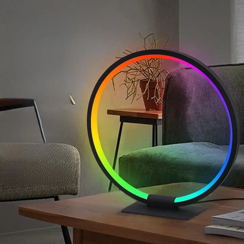 RGB LED atmosfēras nakts lampa ar mūzikas sinhronizāciju