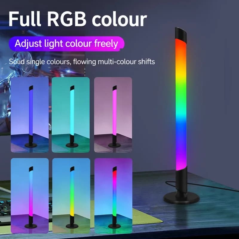 USB RGB atmosfēras gaisma ar mūzikas sinhronizāciju spēļu darbvirsmai