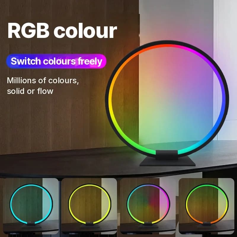 RGB LED atmosfēras nakts lampa ar mūzikas sinhronizāciju