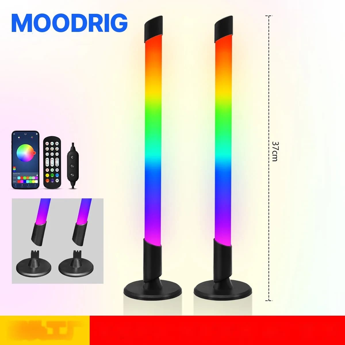 USB RGB atmosfēras gaisma ar mūzikas sinhronizāciju spēļu darbvirsmai