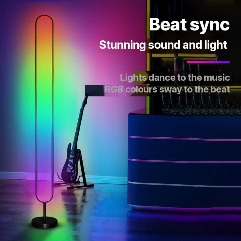 RGB LED skaņas aktivizēta atmosfēras gaisma ar lietotnes vadību